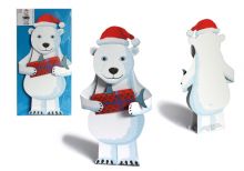 Eisbär mit Nikolausmütze
